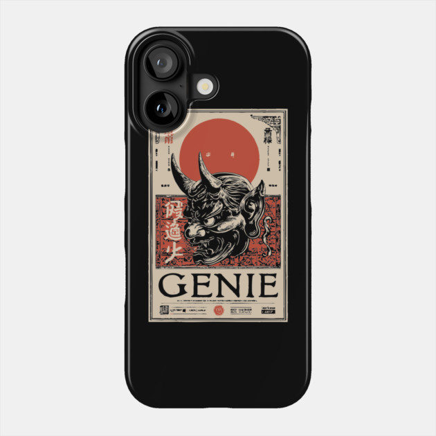 Genie Mythology Poster - Vintage Magic and Fantasy Artwork Phone Case by TuncGK
