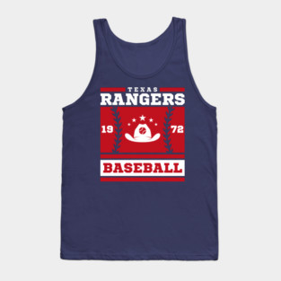 Texas Rangers 1972 Baseball Varsity Tank Top