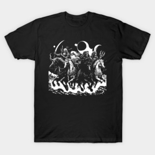 Four horsemen of Apocalypse T-Shirt