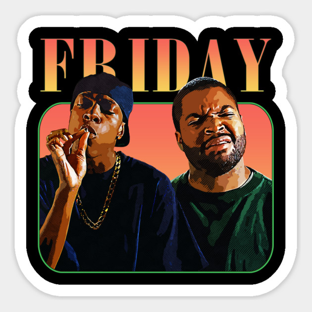 Retro Sunset Series - Friday Magnet by Tv Moments