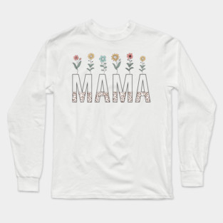 Floral Mama Long Sleeve T-Shirt