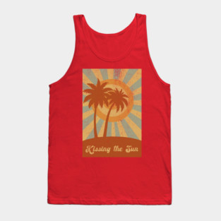 Palm Trees Kissing the Sun Tank Top