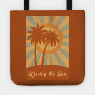 Palm Trees Kissing the Sun Tote