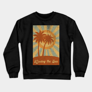 Palm Trees Kissing the Sun Crewneck Sweatshirt