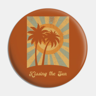Palm Trees Kissing the Sun Pin