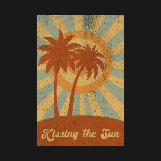 Palm Trees Kissing the Sun by DonWillisJrArt