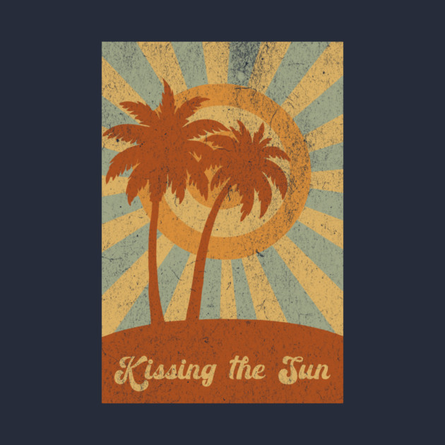 Palm Trees Kissing the Sun by DonWillisJrArt