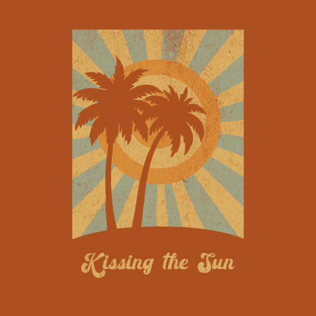 Palm Trees Kissing the Sun by DonWillisJrArt