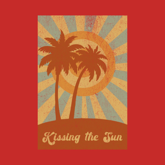Palm Trees Kissing the Sun by DonWillisJrArt