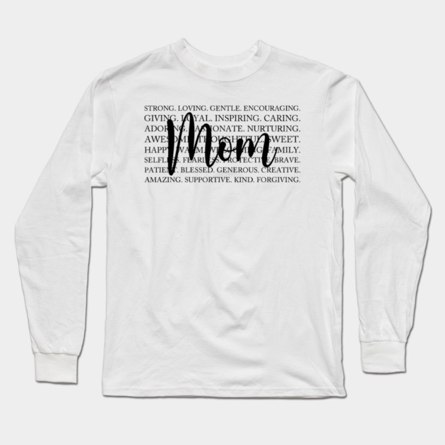 Mom: A Collection of Love Long Sleeve T-Shirt by UrbanLifeApparel