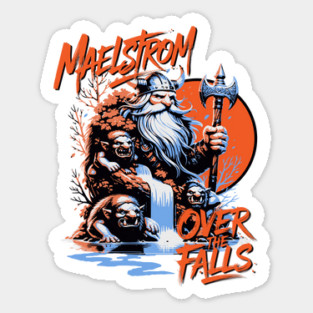 Maelstrom Over the Falls Norway Pavilion Around the World Magnet