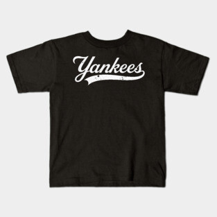 Vintage Styles 90s Yankees Name Personalized Kids T-Shirt