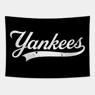 Vintage Styles 90s Yankees Name Personalized Tapestry