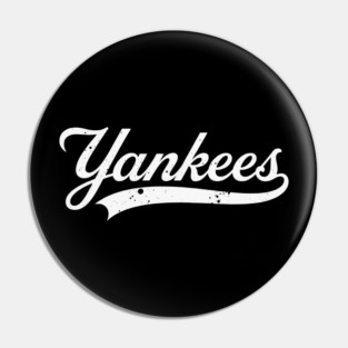 Vintage Styles 90s Yankees Name Personalized Pin