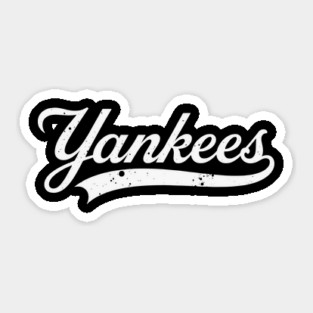 Vintage Styles 90s Yankees Name Personalized Sticker