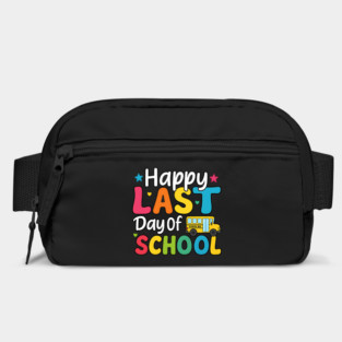 Happy Last Day Of School – Fun Teacher Student Celebration Design Bag