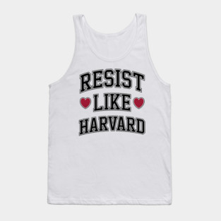 Resist Like Harvard Tank Top