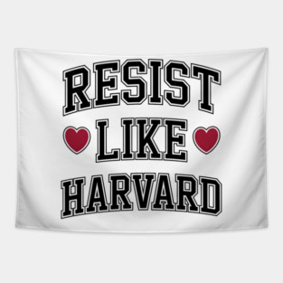 Resist Like Harvard Tapestry