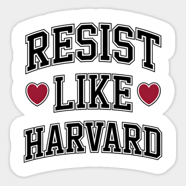 Resist Like Harvard Magnet by UrbanLifeApparel