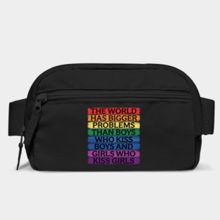 Gay Pride Month LGBT Gay Rainbow Saying Bag
