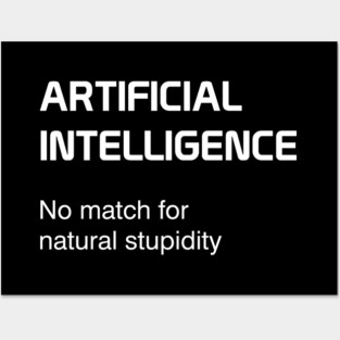 Artificial Intelligence Posters and Art