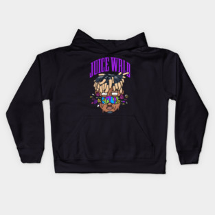 Flowers World Juice Wrld Logo Kids Hoodie
