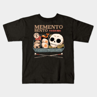 Memento bento skull Kids T-Shirt