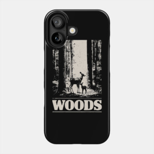 Deer and Her Baby in the Woods Phone Case