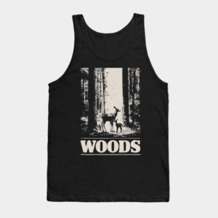 Deer and Her Baby in the Woods Tank Top