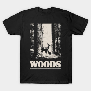 Deer and Her Baby in the Woods T-Shirt