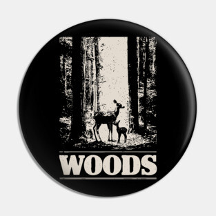 Deer and Her Baby in the Woods Pin