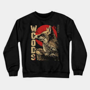 Fox and Her Cub - Forest Adventure Crewneck Sweatshirt