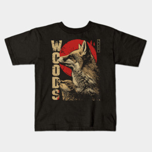 Fox and Her Cub - Forest Adventure Kids T-Shirt
