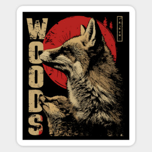 Fox and Her Cub - Forest Adventure Sticker