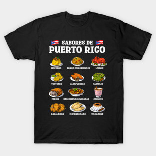 Puerto Rico Foods T-Shirt
