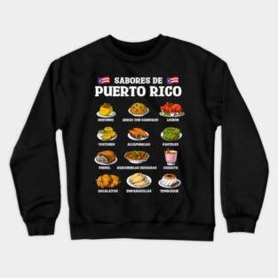 Puerto Rico Foods Crewneck Sweatshirt