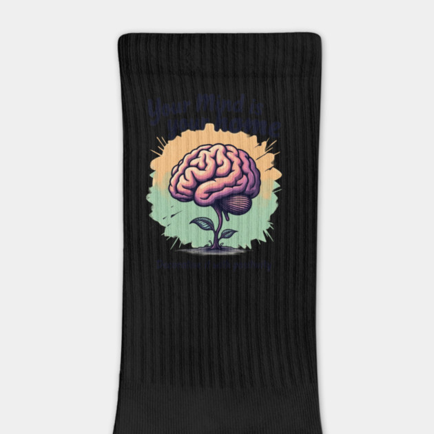 Positive Mindset Quote Tee — Your Mind Is Your Home Design by MindEcho