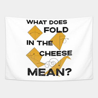 What Does Fold The Cheese in MEAN? Schitt's Creek Cooking with David Rose and Moira Rose Tapestry