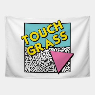 Touch Grass Tapestry