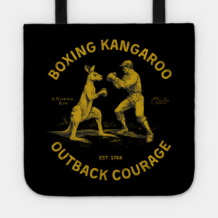 Boxing Kangaroo Outback Courage Tote