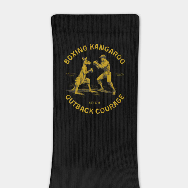 Boxing Kangaroo Outback Courage by Timeless Chaos