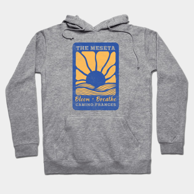 The Meseta on the Camino Sunflower Edition Hoodie by Camp Happy Hour