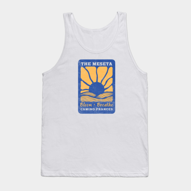 The Meseta on the Camino Sunflower Edition Tank Top by Camp Happy Hour