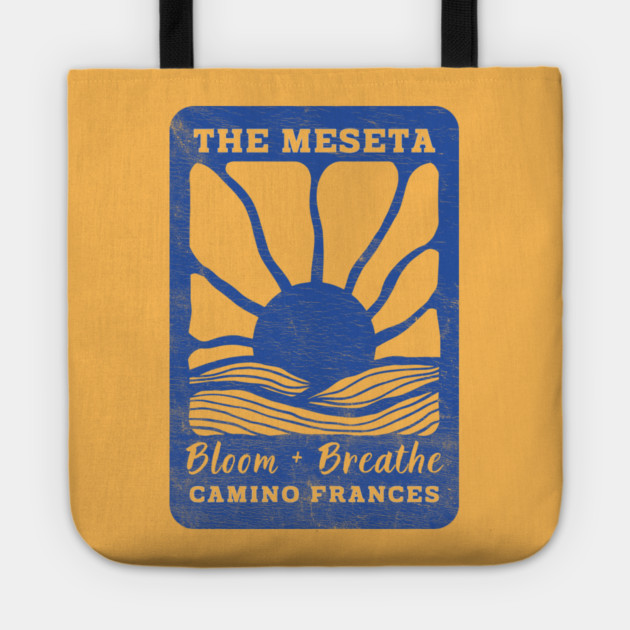 The Meseta on the Camino Sunflower Edition Tote by Camp Happy Hour