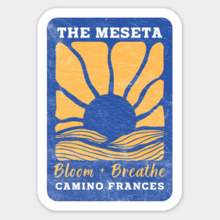 The Meseta on the Camino Sunflower Edition Magnet
