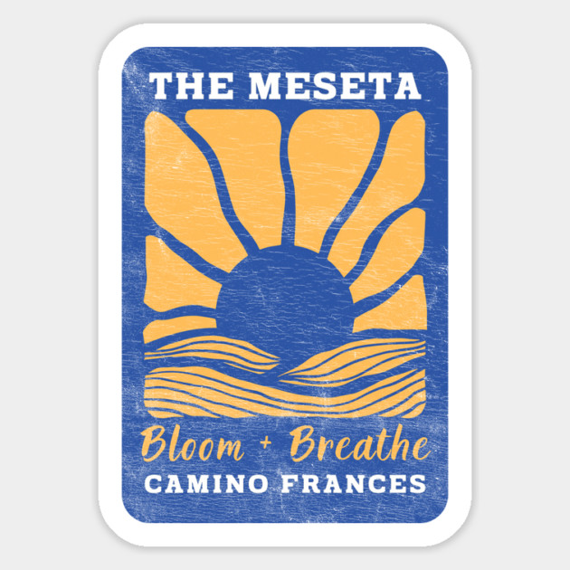 The Meseta on the Camino Sunflower Edition Magnet by Camp Happy Hour