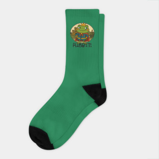 Ribbit! Socks