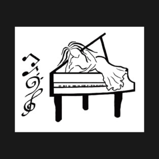 Piano Lady T-Shirt