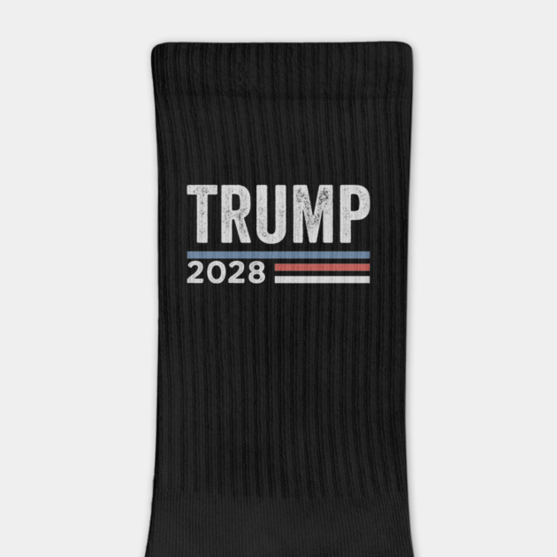 Trump 2028 Distressed Retro Campaign Style Political Design by ArtistTee ⭐⭐⭐⭐⭐