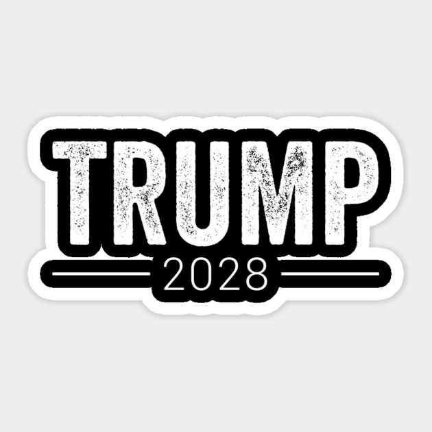 trump-2028 Sticker by ArtistTee ⭐⭐⭐⭐⭐